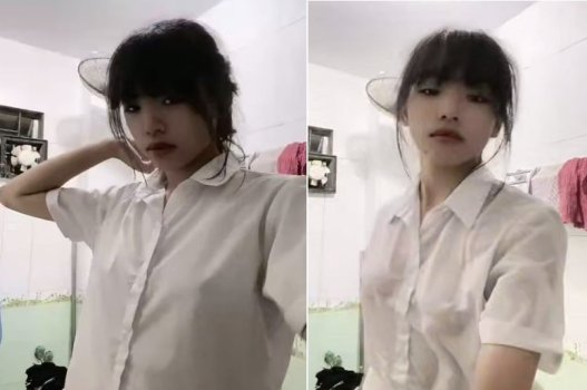 Nữ sinh quá nứng đã quay lại cảnh tắm và thủ dâm